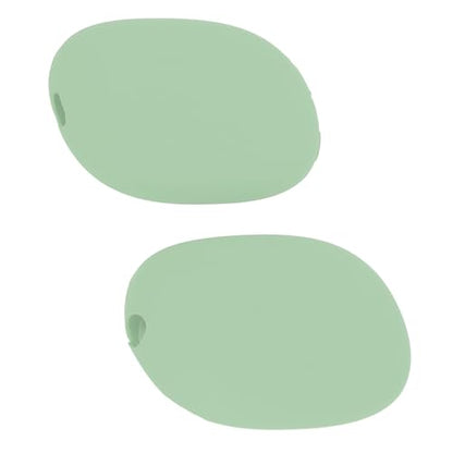 Headphone Protective Cover Kit for iOS Over Ear Headset, Silicone Headband Pad Beam Cushion Earpad Ear Cup Covers Set, Replacement Protector with Precise Openings, Washable (Green) - color: Green
