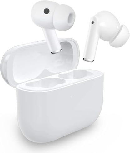 Bluetooth Headphones True Wireless Earbuds Active Noise Cancellation, IPX7 Waterproof in-Ear Ear Buds with Mic for TV Smart Phone Laptop Computer Sports