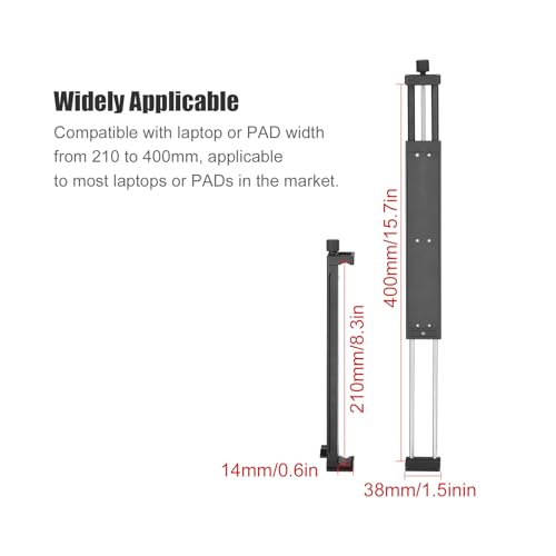 SUNWAY PC-05 Clamp for Arca Swiss Tripod – Laptop Holder for MacBook Pro & Tablet Mount for Pad