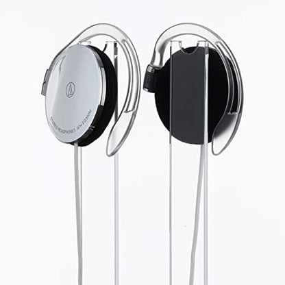 Audio Technica ATH-EQ300M SV Silver | Ear-Fit Headphones (Japan Import) - color: Silver