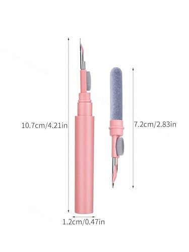 3-in-1 Wireless Earphone Cleaning Kit, Portable Earbud Cleaner Tool for Headphones, Charging Cases and Small Device Crevices