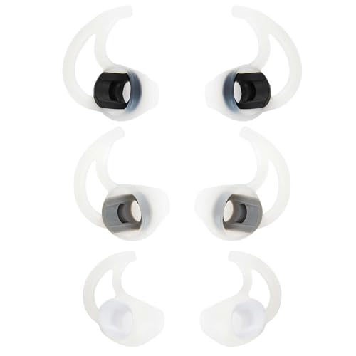 Earbud Replacement Tips Silicone Ear Tips Compatible with Bose SoundSport Freestyle IE2 IE3 Headphone Earbud Tips 3 Pairs S M L