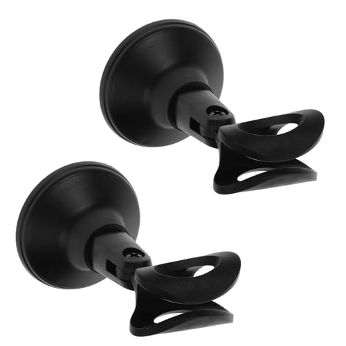 2pcs Adjustable Microphone Stand with Round Base Easy to Use Desktop Mic Stand for Home Studio Office to Use Box