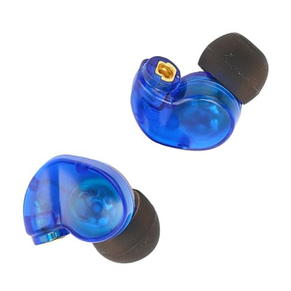 2 Pcs MMCX Interface Replacement Earbud Heads Detachable HiFi Earphone Head with Comfortable Fit for SE215 SE315 SE535(Blue) - color: Blue