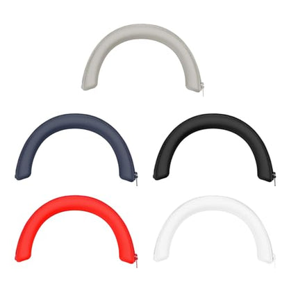 Silicone Headphones Headband Covers Replacement Headband Sleeve with Zippers for WH1000XM6 Headsets Silicone Headphone Cushion - color: Navy Blue