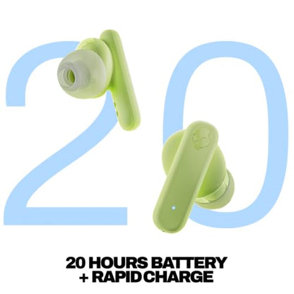 Skullcandy Smokin’ Buds Wireless Noise Isolating Earbuds - Matcha - color: Matcha