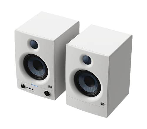 PreSonus Eris 4.5BT White 4.5-inch Media Reference Monitors with Bluetooth Wireless Technology - color: White, size: 4.5" Bluetooth