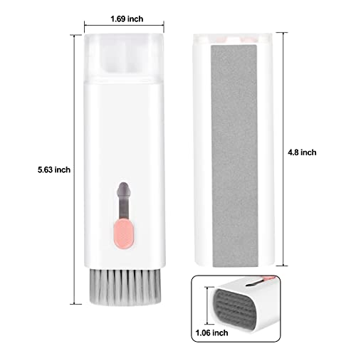 7-in-1 Electronic Cleaner Kit,Keyboard Cleaner,Laptop Cleaner Kit for Monitor, Cell Phone, Headset, Lego, Laptop Camera Lens (Pink) - color: Pink
