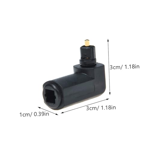 5pcs Fiber Optic Connector UPC Female to Male Right Angle Audio Adapter Audio Adaptor