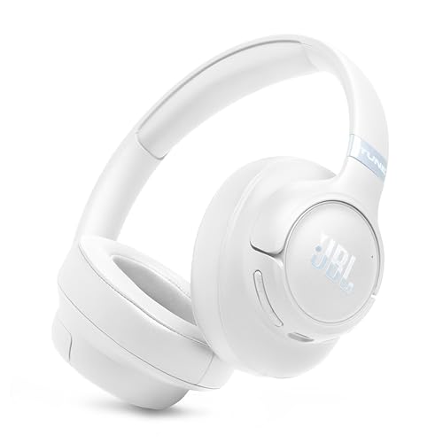 JBL Tune 780NC - Noise Cancelling Headphones - White | Hi-Res JBL Pure Bass Sound plus Spatial Sound, Adaptive Noise Cancelling with Smart Ambient - color: White