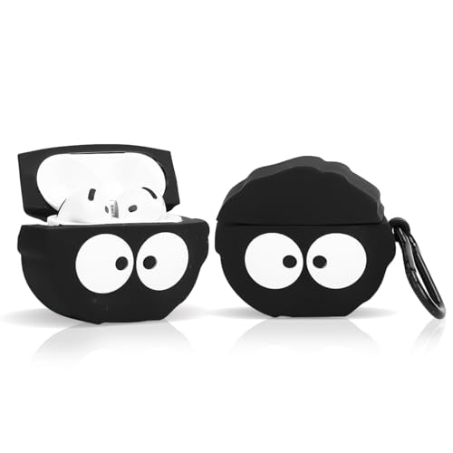 (2Pack+Cleaner Pen) XMBYGY Case for Apple AirPods 4th Generation Earbuds with Cleaning Pen Kit, Silicone Cute Charging Case Shockproof Protective Cover and Carabiner for AirPods 4 (ELF+A) - color: ELF+A