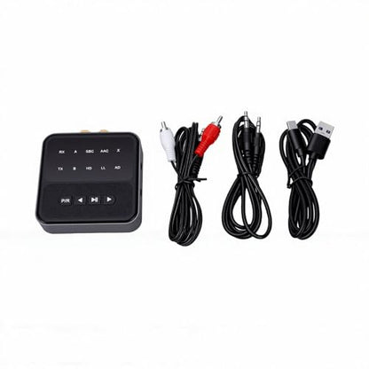 Tangxi Bluetooth 5.4 Transmitter Receiver, Wireless Audio Adapter with Lossless Sound & Low Latency Connection, Support 2 Devices for Headphone Speaker Mobile Phone