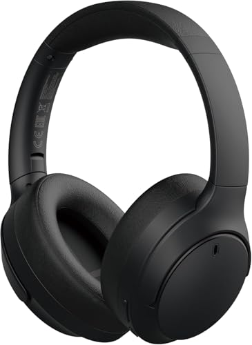 HONOR Choice Headphone, Wireless Over-Ear Bluetooth Headset, Dual Microphone Noice Cancelling for Clear Calls, 80H Long Battery Life, Hi-Res Audio Certified, Black