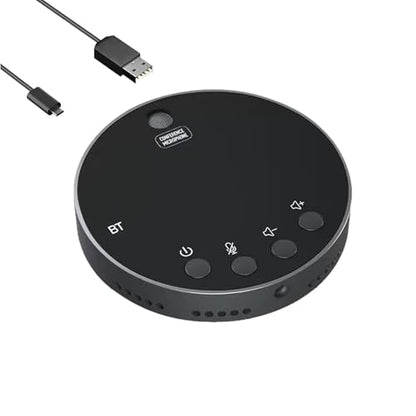 3 in 1 USB Computer Speaker with Microphone, PC Laptop Desktop Conference Speaker with Mic for Smart Home Office and Online Study，360 Degree Enhanced (4) - style: 4