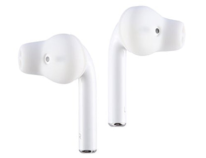 ACOUS Design Purest Earbuds Covers Anti-Slip Sport Covers Compatible with Apple EarPods and AirPods (White) - color: White