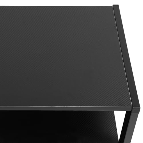 3 Tier AV Media Stand, Heavy Duty AV Equipment Cart Rack with Lockable Wheels, 88 lbs Load Audio Video Component Rack Open Shelf for Home Theater, Studio - size: 3-Tier