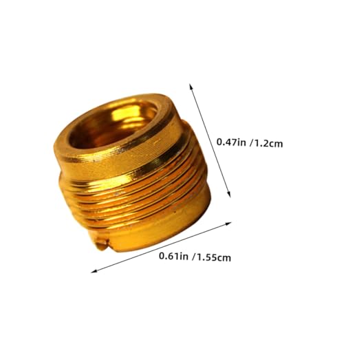 6pcs Aluminum Microphone Screw Converter Set 3/8 to 5/8 Thread Adapter with Anti-Vibration Design Compatible with Mic Stands and Recording Equipment