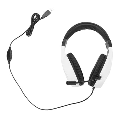 Wired Over Ear Headset with 7.1 Surround Sound | RGB USB A Gaming Headphone Noise Cancelling Mic for PC (#12) - color: #12