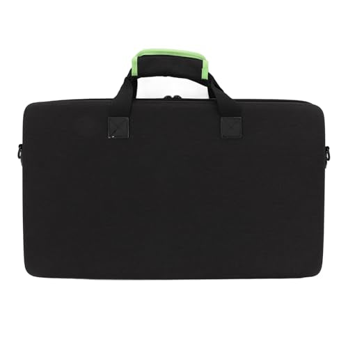 Zunate DJ Controller Carrying Case, EVA Padded Storage Bag with Adjustable Shoulder Strap for DDJ SB2, Features Internal Strap and Mesh Pocket, Fits 15.6 Inch Laptop