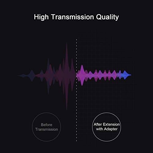 CableCreation 90 Degree TRRS 3.5mm Male to Female Audio Extension Cable, 4-Conductor, Right Angle, Slim and Flexible, Universal Compatible with Headphones