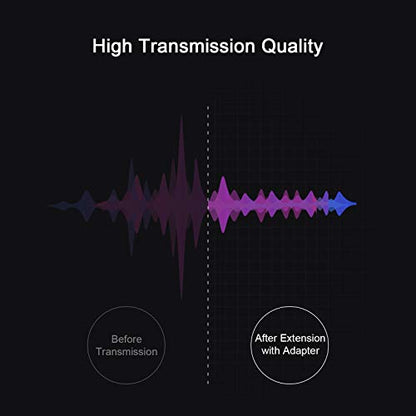 CableCreation 90 Degree TRRS 3.5mm Male to Female Audio Extension Cable, 4-Conductor, Right Angle, Slim and Flexible, Universal Compatible with Headphones