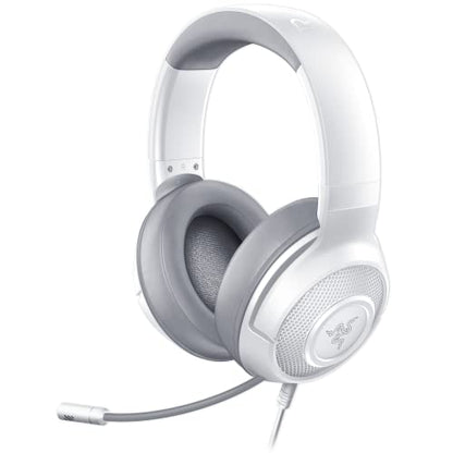 Razer Kraken X Ultralight Gaming Headset: 7.1 Surround Sound Capable - Lightweight Frame - Integrated Audio Controls - Bendable Cardioid Microphone - for PC, PS4, Nintendo Switch - Mercury White