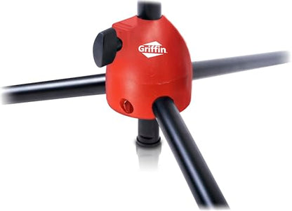 GRIFFIN 5 Pack Mic Boom Stands with Telescoping Arms & Microphone Clips (StageLOCK Series) – Adjustable Tripod Mounts for Studio, DJ, Karaoke Use