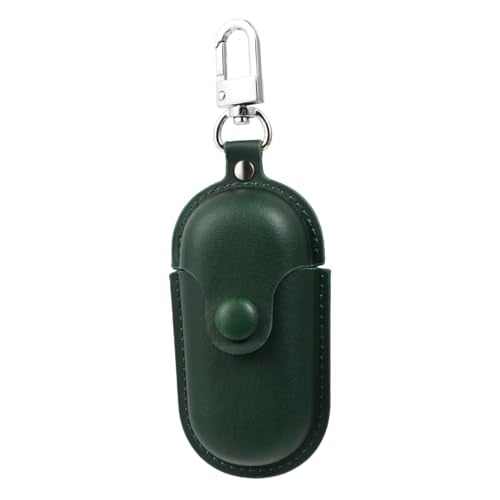 NUOBESTY Waterproof Earphone Case for Earbuds 3i, Anti-Lost Scratch-Proof Earbud Storage Bag in Dark Green for Travel and Outdoor Use