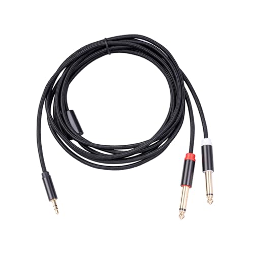 LABRIMP 3.5mm to Dual 1/4 Inch Stereo Audio Cable for Live Sound