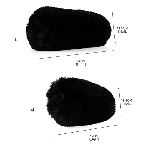 Microphone Windscreen 24CM Windproof Sweater Black Color for Microphones Furry Wind Microphone Furry Windscreen Outdoor WindShield Mic Windshield Muff for GO