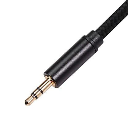 Smithok 2 Pack 3.5mm to 1/4 inch Female Headphone Adapter, Quarter 1/4 inch 6.35mm Stereo Female Jack to 1/8 inch 3.5mm Male Audio Adapter for Headphone, Amplifiers, Guitar, Amp etc.- 12inch/30cm - style: male to female