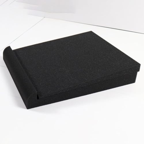 2pcs Loudspeaker Isolation Pad High-density Shock-absorption Cushion for Improved Sound Clarity and Dampening Compact Design for Studio Monitors and Home