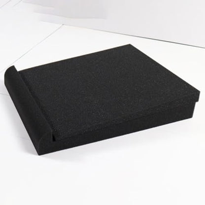 2pcs Loudspeaker Isolation Pad High-density Shock-absorption Cushion for Improved Sound Clarity and Dampening Compact Design for Studio Monitors and Home
