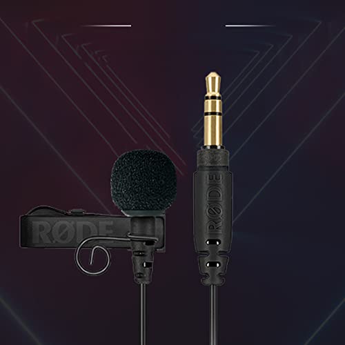 2pcs Foam Windscreen Covers/Pop Filter/Wind Shield with Silicone Holder Compatible for RODE Smartlav＋ Lavalier Mic with Diameter of 4-5.0mm (Black)