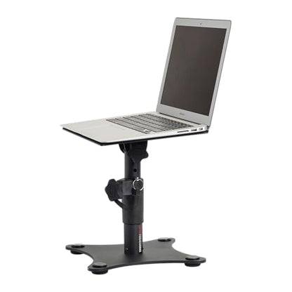 Gator Frameworks Desktop Studio Monitor and Speaker Stands with EVA Foam Padded Surface, Angle Adjustable from 0° to 15° – Set of 2 (GFWSPKSTMNDSK) - style: Desktop Stand