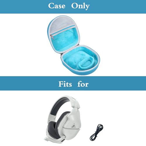 Mchoi Hard Carrying Case Fits for Turtle Beach Stealth 600/700 Gen 2 Wireless Gaming Headset, Shockproof Waterproof Black Travel Gaming Headset Protective Case (Blue) - color: Blue