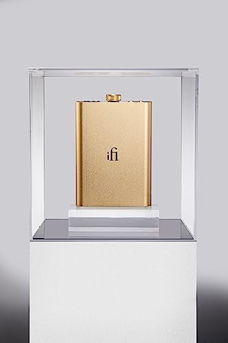 iFi Hip-dac2 Gold Edition - Portable Balanced DAC Headphone Amplifier for Android, iPhone with USB Input Only/Outputs: 3.5mm Unbalanced / 4.4mm Balanced – MQA Decoder - color: Gold