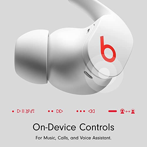 Beats Fit Pro True Wireless Bluetooth Noise Cancelling in-Ear Headphones - White (Renewed Premium) - color: White