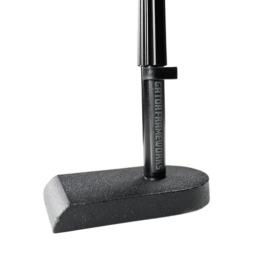 Gator Frameworks Rok-It Series Low-Profile Microphone Stand with 16" Adjustable Boom Arm, Ideal for Bass Drums and Guitar Amps (RI-MIC-200) - style: Low-Profile Microphone Stand