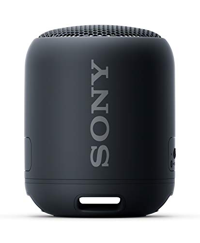 Sony SRS-XB12 Mini Bluetooth Speaker Loud Extra Bass Portable Wireless Speaker with Bluetooth -Loud Audio for Phone Calls- Small Waterproof and Dustproof Travel Music Speakers Black SRS-XB12/B