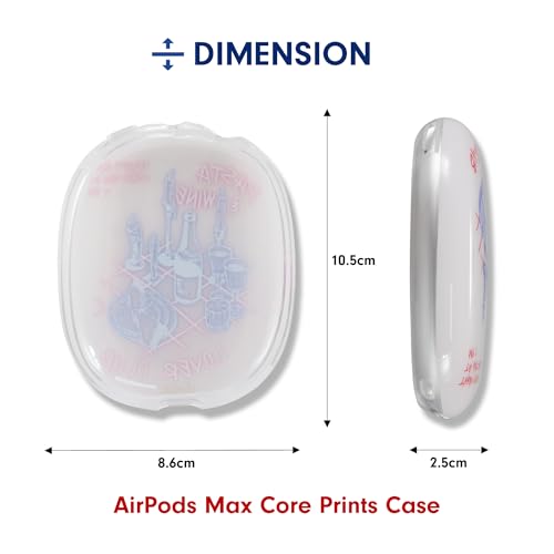 Sonix Protective Case for AirPods Max Headphones - Stylish TPU Hard Shell Ear Cup Covers | Pasta & Wine - color: Pasta & Wine