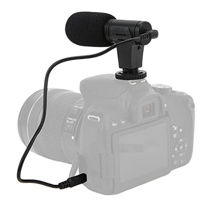 VBESTLIFE Universal 3.5mm Mobile Phone & Camcorder Camera Video Mic for Live Conference & Vlog