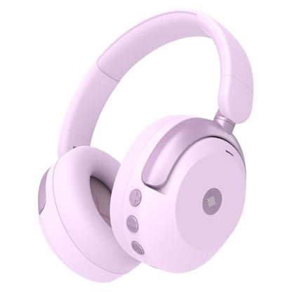 iClever BTH20 Active Noise Cancelling Headphones for Kids Toddler Travel | SafeSound Tech3.1, 60H Play Time, USB C AUX Cable, Award-Winning Kids Bluetooth Wireless Headphones for Boys/Girls/Autism - color: Light Pink