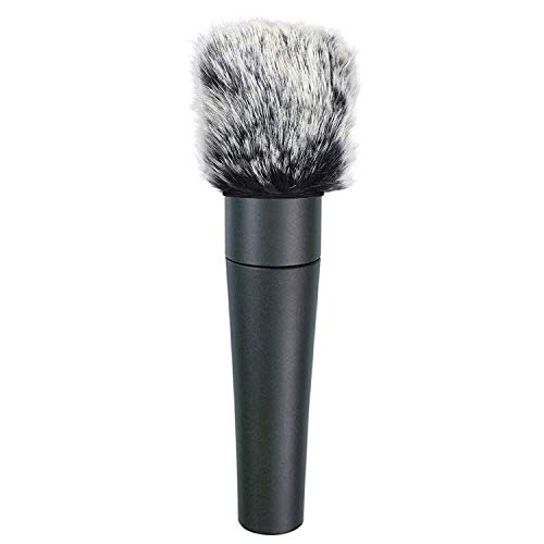 SUNMON Microphone Furry Windscreen Compatible with Shure A2WS,Muff Windshield Windjammer Deadcat for SM57 and 545 Series