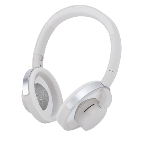 Over Ear Open Back Headphones Wireless BT 6.0 Gaming Headset with Microphones Dual Device Pairing, Breathable Lightweight Adjustable Slider for Music Gaming & Workouts