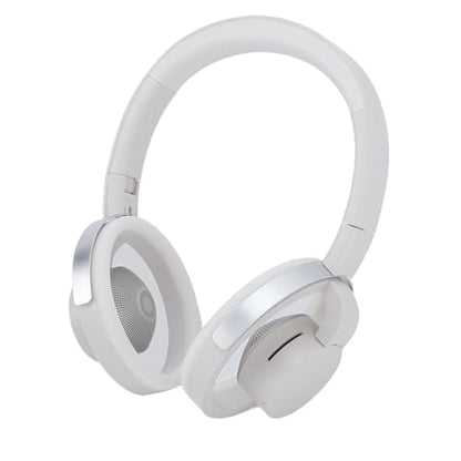 Over Ear Open Back Headphones Wireless BT 6.0 Gaming Headset with Microphones Dual Device Pairing, Breathable Lightweight Adjustable Slider for Music Gaming & Workouts
