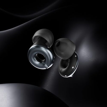 Loop Switch 2 Adjustable Ear Plugs - 3 Modes for Ultimate Control | 20-26dB SNR noise reduction. Flexible fit. For focus, travel, socializing, festivals & more - color: Black