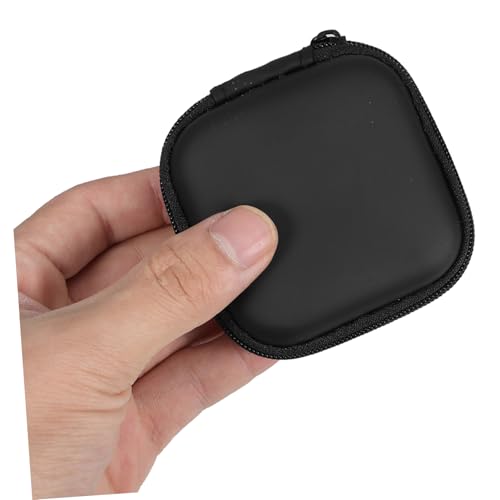 EVA Earbud Case with Mesh Pocket, Hard Shell Organizer for Travel