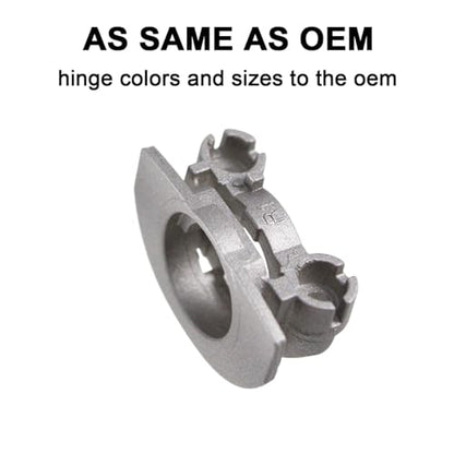 Hinge Swivels + U Shaped Metal Hinge Lock for Sony WH-1000XM4(Silver,Right) | Durable WH-1000XM4 Replacement Parts Accessories Hinge Spins,As Same As OEM Repair Kit Set - color: Silver-Right