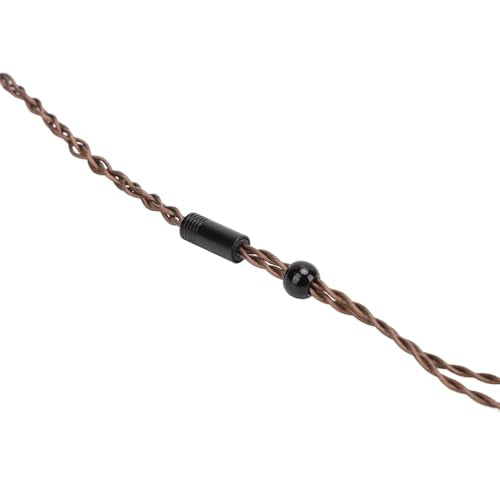 3.5mm to MMCX Woven Earphone Cable, Replacement Headphone Cable with Oxygen - Free Copper Core, Anti - Tangling Braided Design for SE535 UE900 TINHIFI T2 WESTONE ES10 and